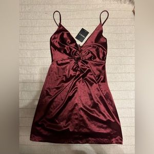 NWT wine mini dress
